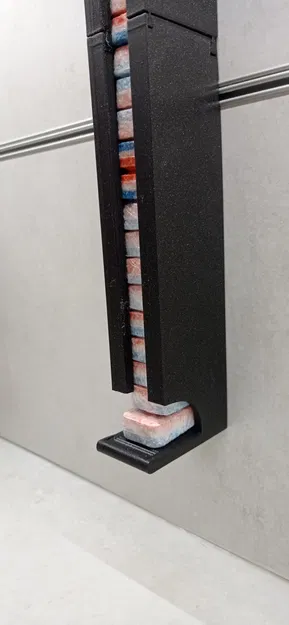 Máy phân phối viên giặt gắn tường bếp bằng nhôm - Image 1