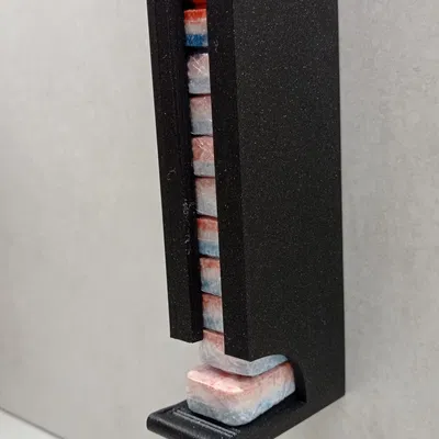 Máy phân phối viên giặt gắn tường bếp bằng nhôm