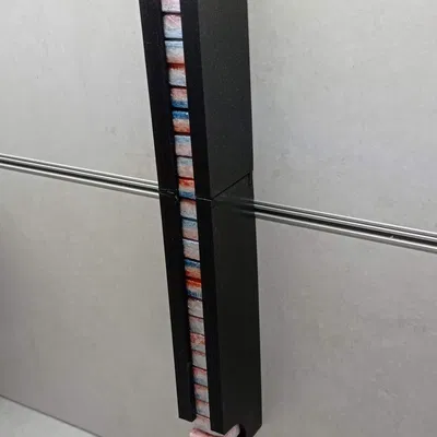 Máy phân phối viên giặt gắn tường bếp bằng nhôm