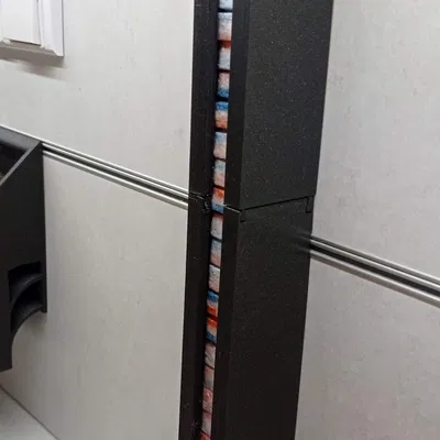 Máy phân phối viên giặt gắn tường bếp bằng nhôm