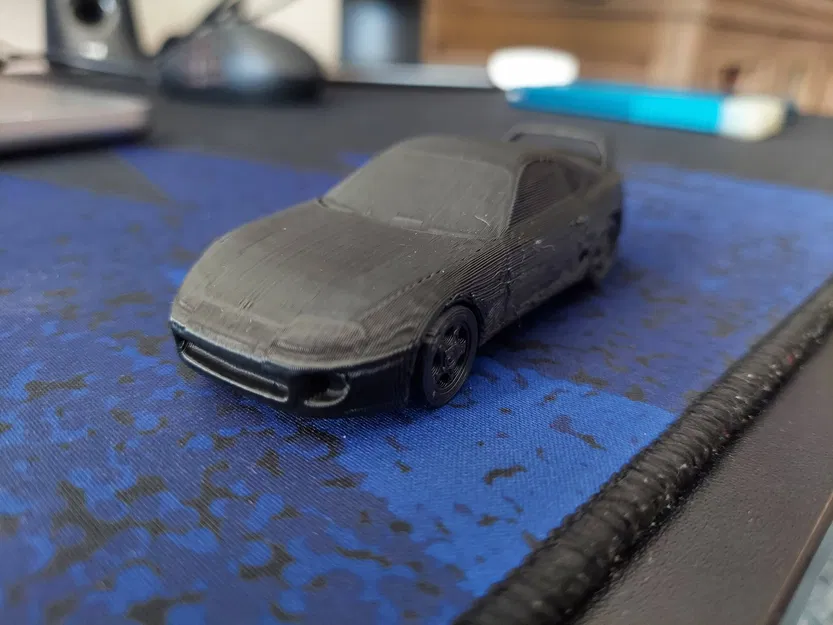 Toyota Supra MK4 với bánh xe di chuyển in tại chỗ - Image 1