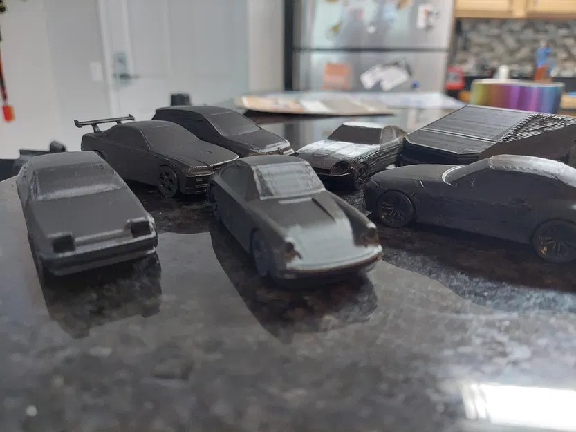 Porsche 911 cổ điển với bánh xe in tại chỗ - Image 3