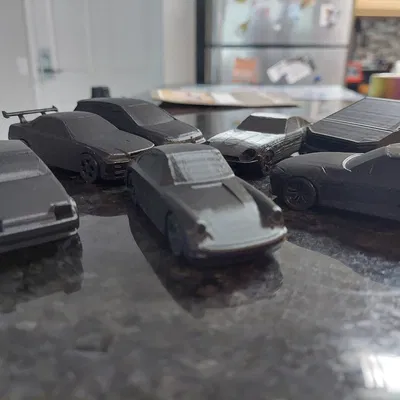 Porsche 911 cổ điển với bánh xe in tại chỗ