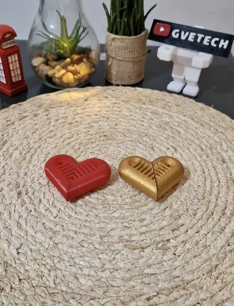 Mô hình thiết bị fidget hình trái tim giảm căng thẳng - Image 1