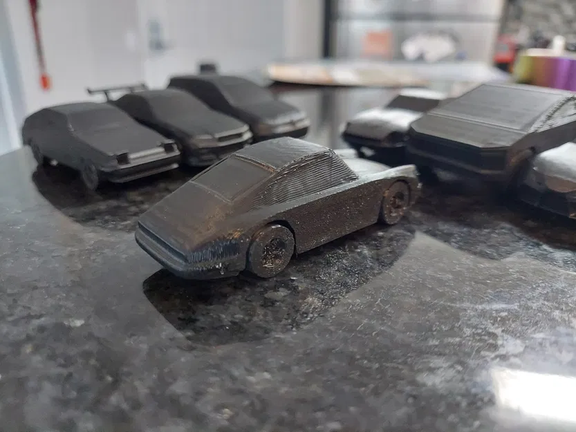 Porsche 911 cổ điển với bánh xe in tại chỗ - Image 4