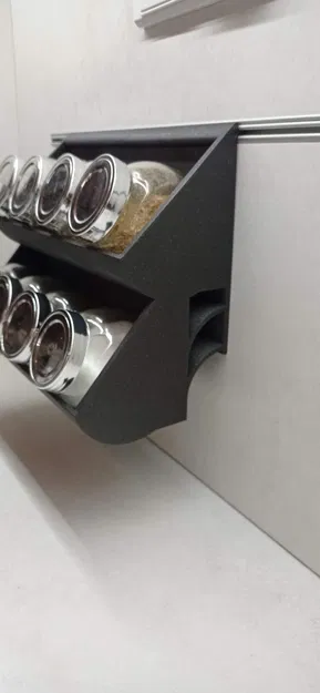 Giá đỡ và lưu trữ hũ gia vị treo tường sang trọng - Image 2