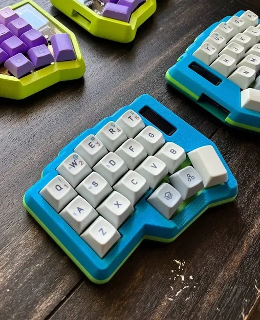 Vỏ bàn phím Corne High Profile với đế tích hợp - Image 1