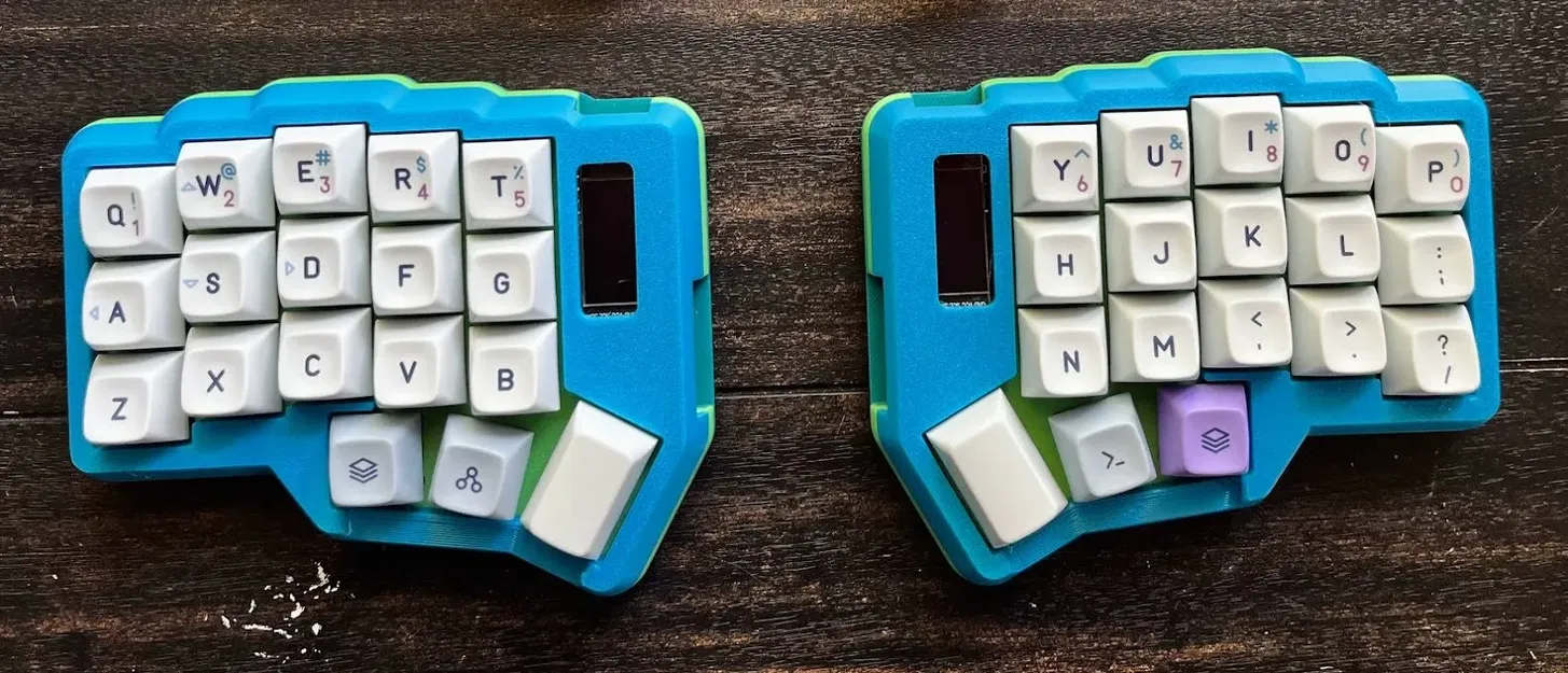 Vỏ bàn phím Corne High Profile với đế tích hợp - Image 2