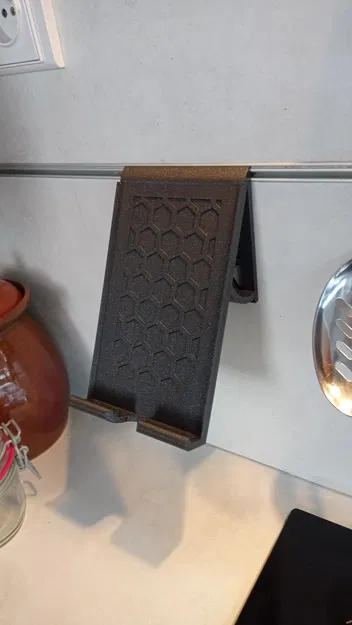 Giá đỡ điện thoại / máy tính bảng treo tường bếp - Image 3