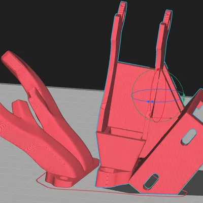 Giá đỡ quạt 5015 cho đầu đùn Sprite với sừng tuần lộc