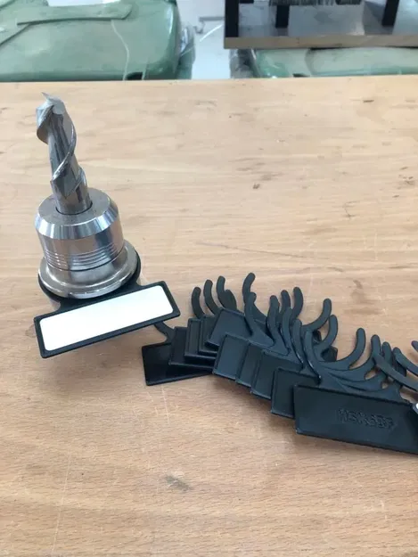 Nhãn công cụ HSK63 với không gian cho nhãn Zoller - Image 1