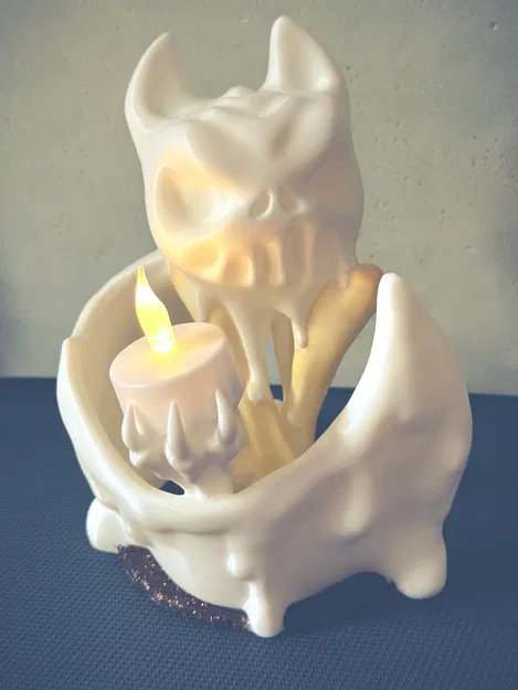 Giá đỡ nến hình dơi cho đèn tealight điện - Image 2