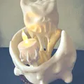 Giá đỡ nến hình dơi cho đèn tealight điện - Thumbnail 2