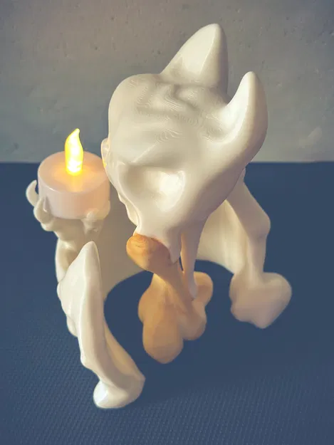 Giá đỡ nến hình dơi cho đèn tealight điện - Image 3