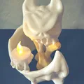 Giá đỡ nến hình dơi cho đèn tealight điện - Thumbnail 4