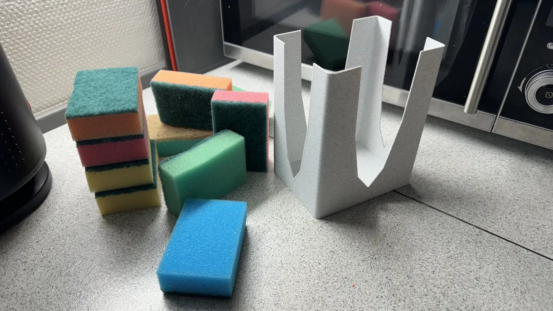 Giá đỡ bọt biển rửa chén cho 12 miếng bọt biển - Image 2