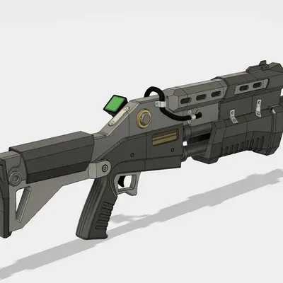 *Vũ khí shotgun chiến thuật Fortnite trong cosplay*