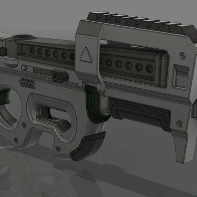 Vũ khí P90 trong Fortnite với hướng dẫn lắp ráp chi tiết