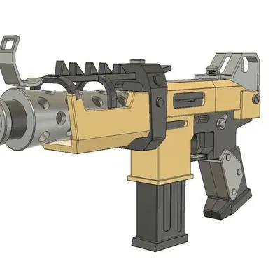 Súng ngắn chiến thuật Fortnite trong phong cách cosplay