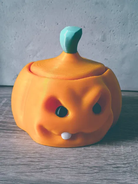 Bát bí ngô Halloween dễ in để đựng kẹo - Image 4