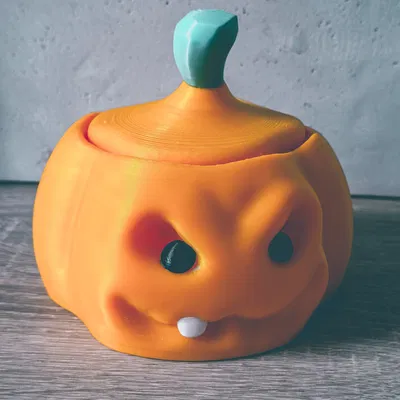 Bát bí ngô Halloween dễ in để đựng kẹo