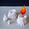 Nến đầu lâu với thiết kế độc đáo cho đèn tealight điện - Thumbnail 8