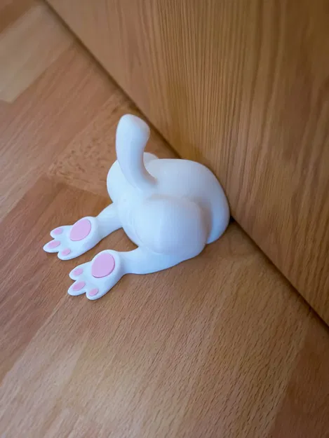 Gá đỡ cửa hình mèo bị đè nén phong cách độc đáo - Image 2