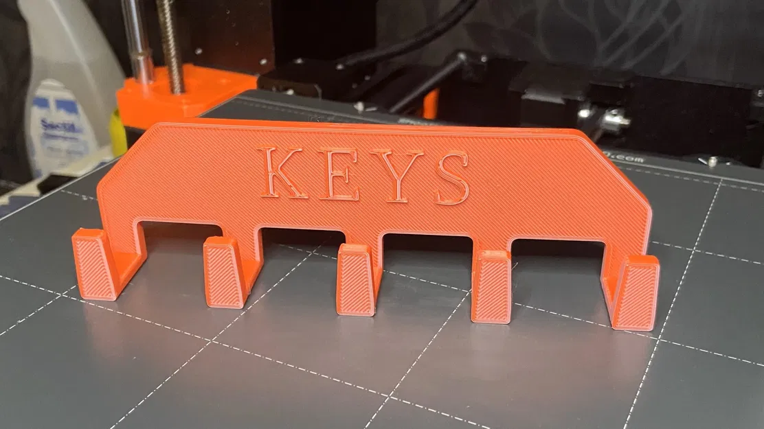 Móc treo chìa khóa với chữ "Chìa khóa - Image 1