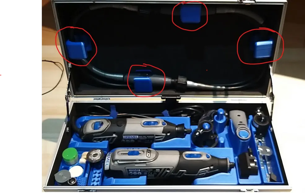 Giá đỡ cho Dremel Extension 225 trong hộp Dremel - Image 1