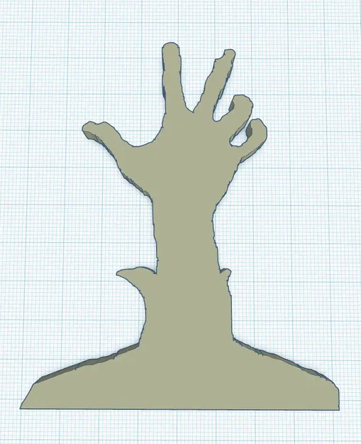 Bàn tay Halloween từ mồ mả dễ in ấn décor - Image 1