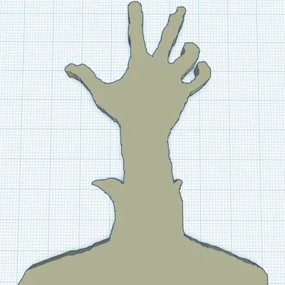 Bàn tay Halloween từ mồ mả dễ in ấn décor