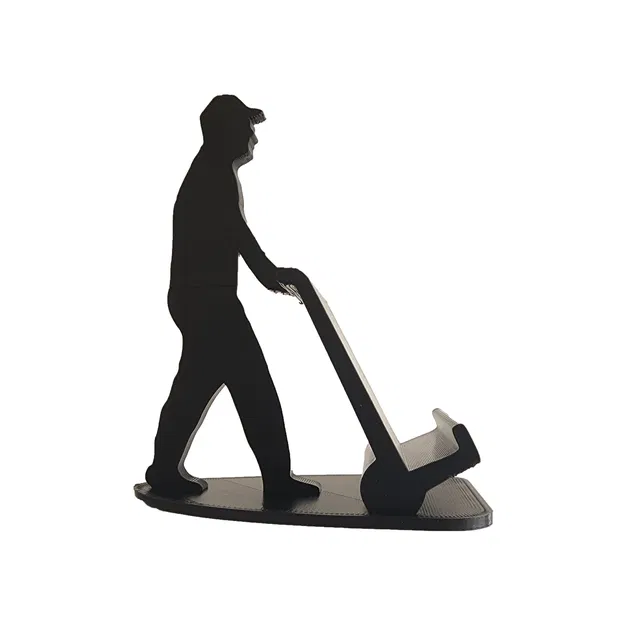 Người đàn ông mang điện thoại trên xe tải mini - Image 2