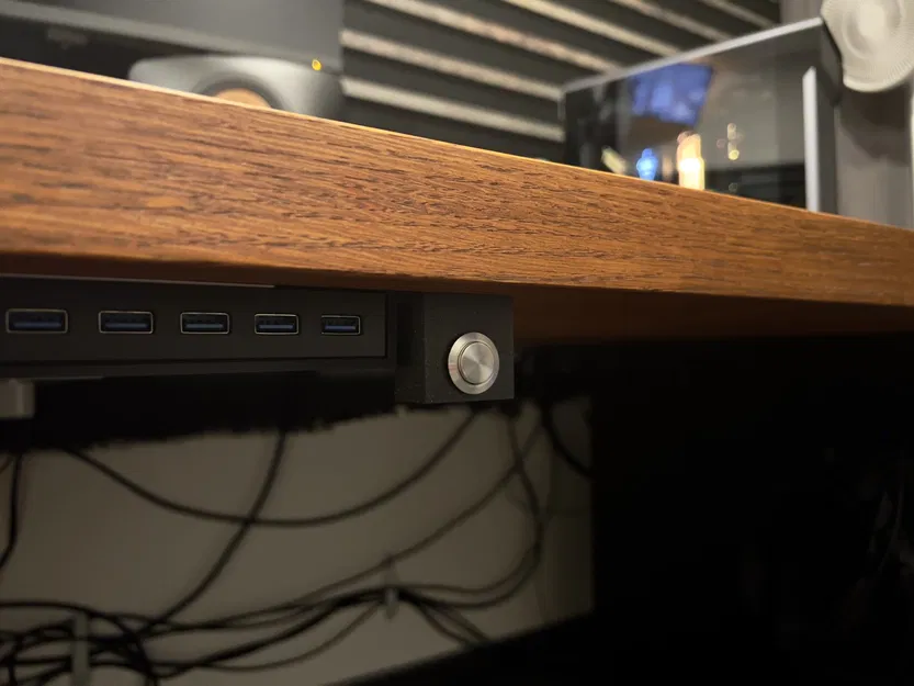 Giá đỡ nút 19mm đơn giản dưới bàn - Image 1