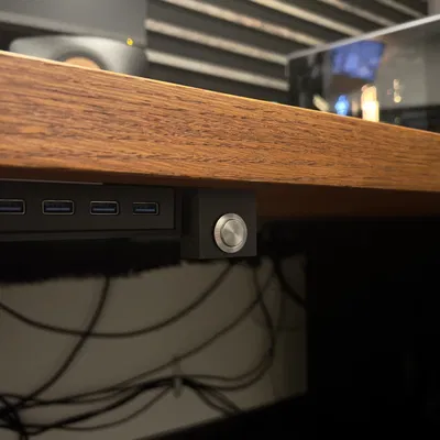 Giá đỡ nút 19mm đơn giản dưới bàn