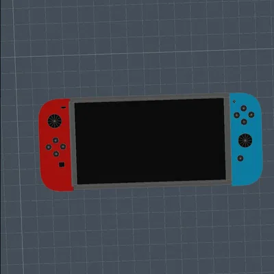 Mô hình Nintendo Switch chi tiết với kích thước chính xác