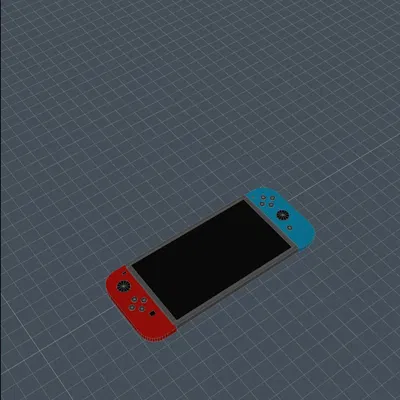 Mô hình Nintendo Switch chi tiết với kích thước chính xác