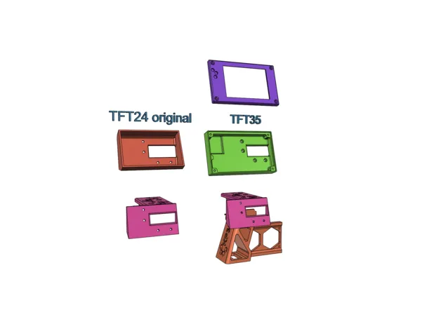 Mô hình TFT24/TFT35 cho máy in 3D KP3S - Image 2