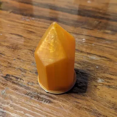 Đèn ngủ hình chóp pha lê cho không gian phòng tắm