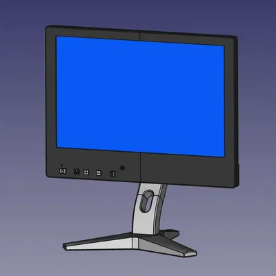 Vỏ màn hình TFT 10.1" với giá đỡ cho máy tính bảng cũ