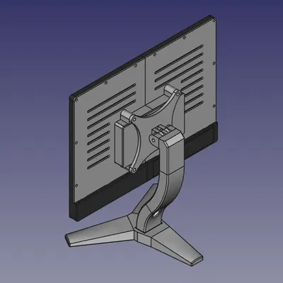 Vỏ màn hình TFT 10.1" với giá đỡ cho máy tính bảng cũ