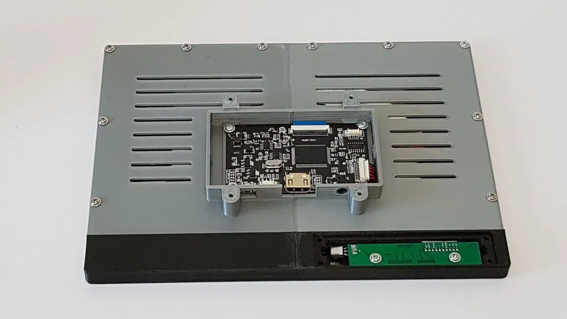 Vỏ màn hình TFT 10.1" với giá đỡ cho máy tính bảng cũ - Image 3