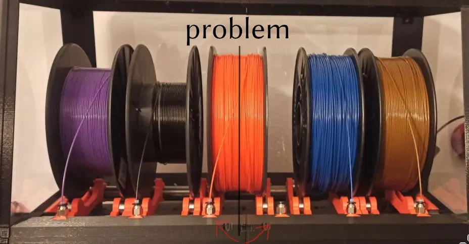 Bộ chuyển đổi cuộn PTFE từ 6 xuống 5 cho Prusa Drybox - Image 1