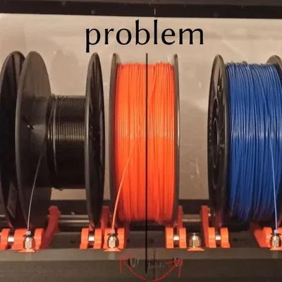 Bộ chuyển đổi cuộn PTFE từ 6 xuống 5 cho Prusa Drybox