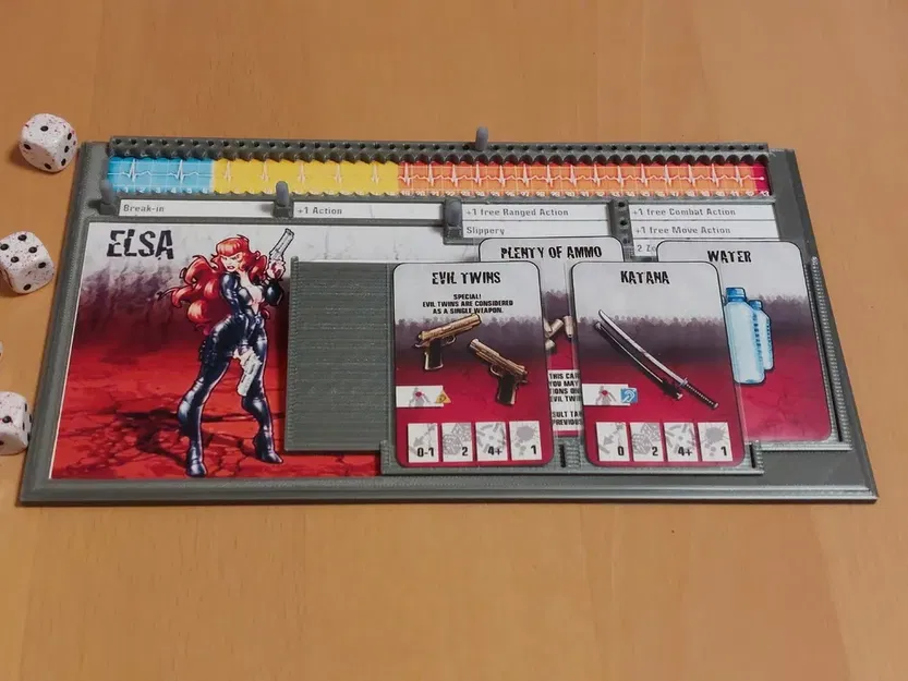 Bảng nhân vật Zombicide với thiết kế tùy chỉnh cho thẻ bài - Image 2