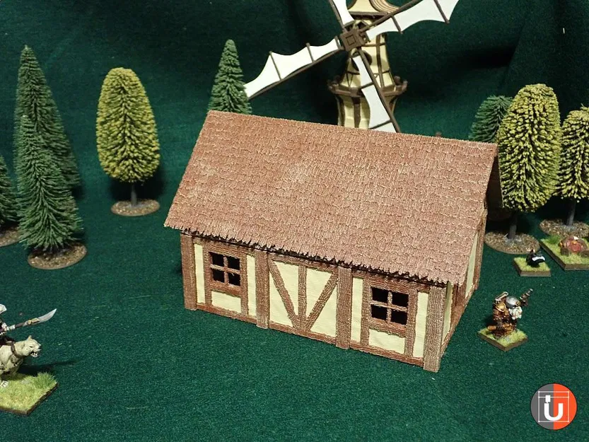 Nhà gỗ giả tưởng cho làng medieval trong RPG - Image 1