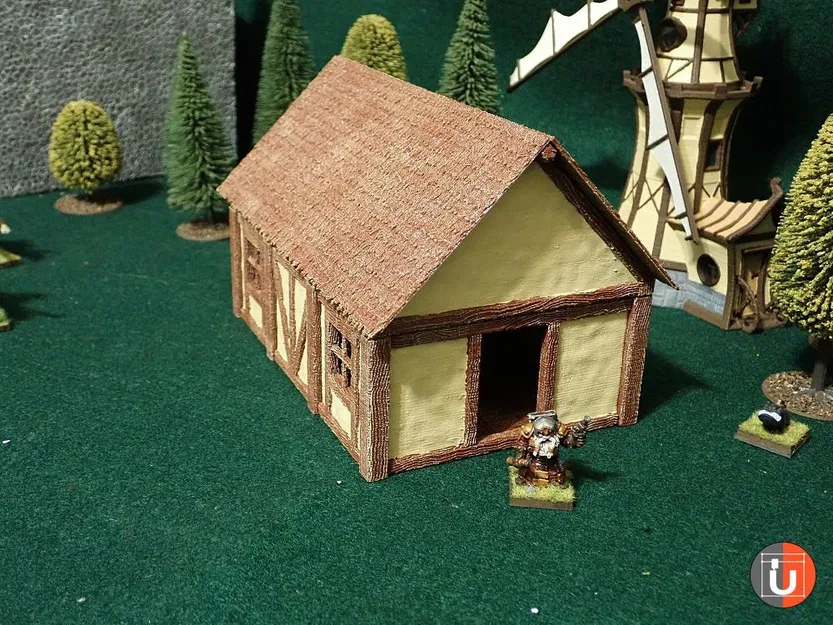 Nhà gỗ giả tưởng cho làng medieval trong RPG - Image 2