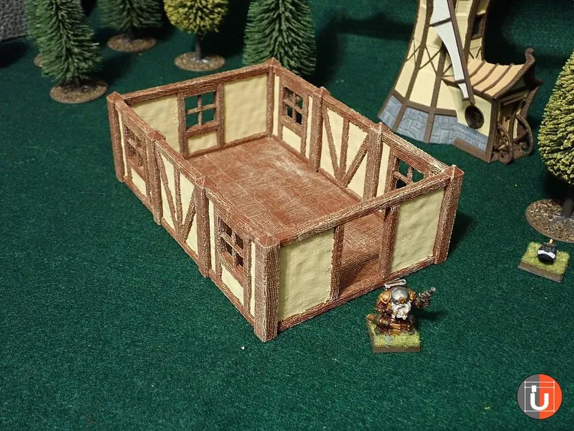 Nhà gỗ giả tưởng cho làng medieval trong RPG - Image 3