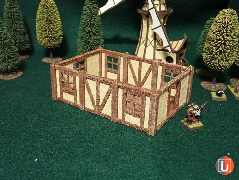 Nhà gỗ giả tưởng cho làng medieval trong RPG - Image 4