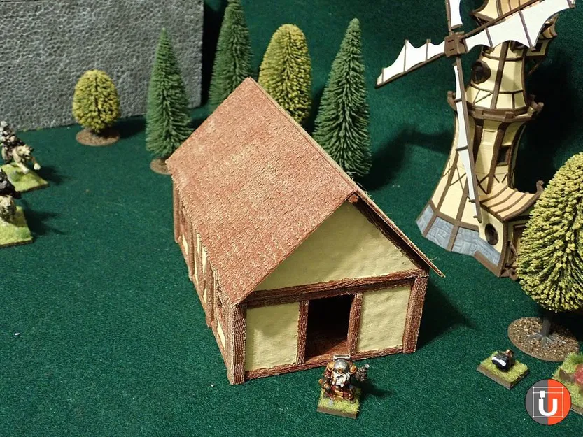 Nhà gỗ giả tưởng cho làng medieval trong RPG - Image 5