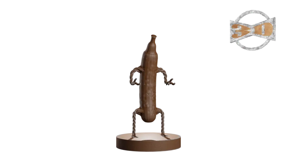 Dưa chuột hoạt hình cho trò chơi bàn tay - Image 1